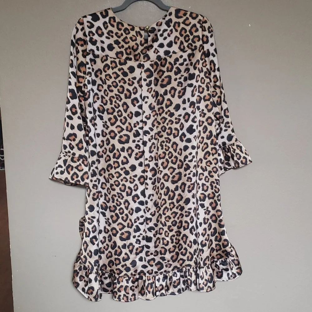 Uncle Frank M Leopard Print Mini Dress - Picture 11 of 14